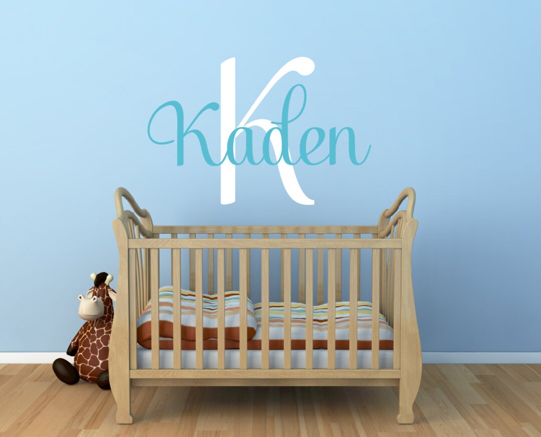 Boys Name Decal Name Decal Nursery Decor Boys Nursery Decor Boys Wall