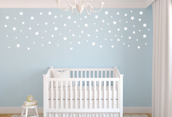 star wall decals nursery wall decals confetti star decals | etsy