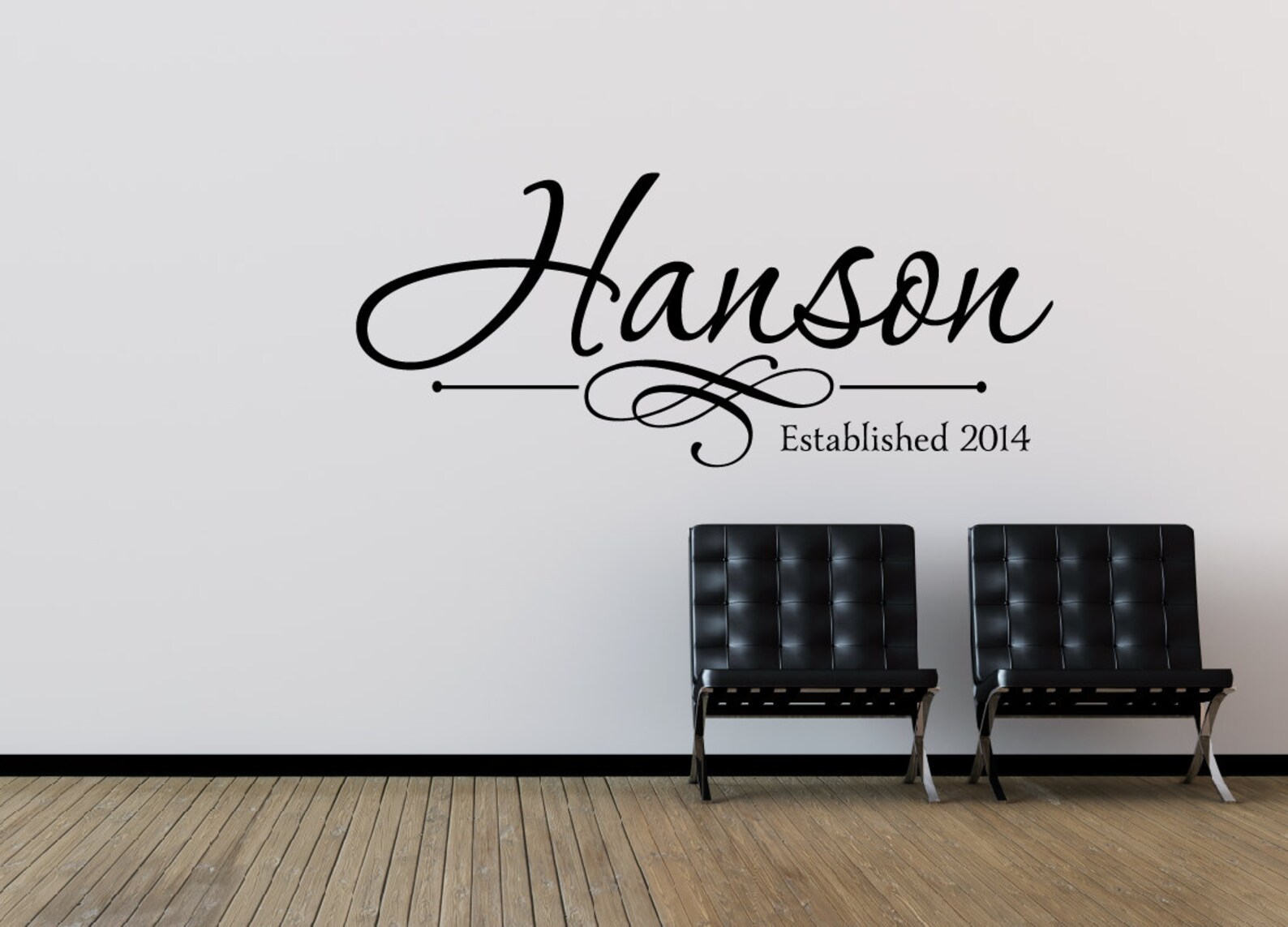 Family Name Wall Decal Personalized Family Wall Decal Last Etsy