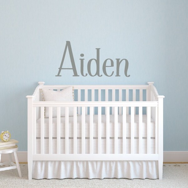 Nursery Name Decals Etsy