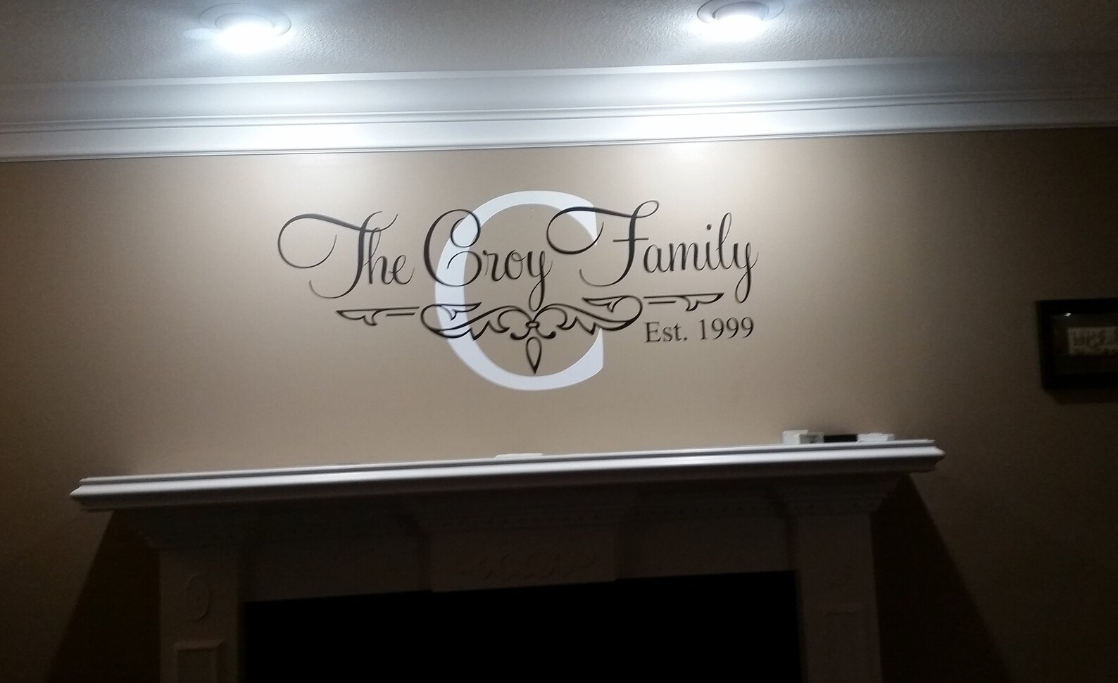 Family Name Wall Decal Personalized Family Wall Decal Family Etsy