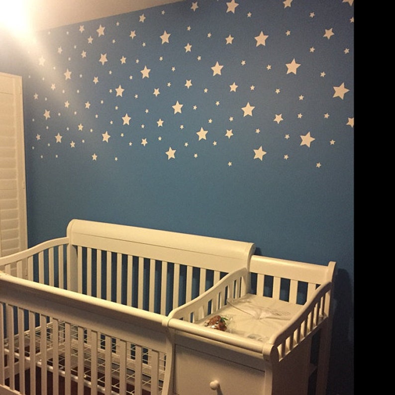 Star Wall Decals Nursery Wall Decals Confetti Star Decals Etsy