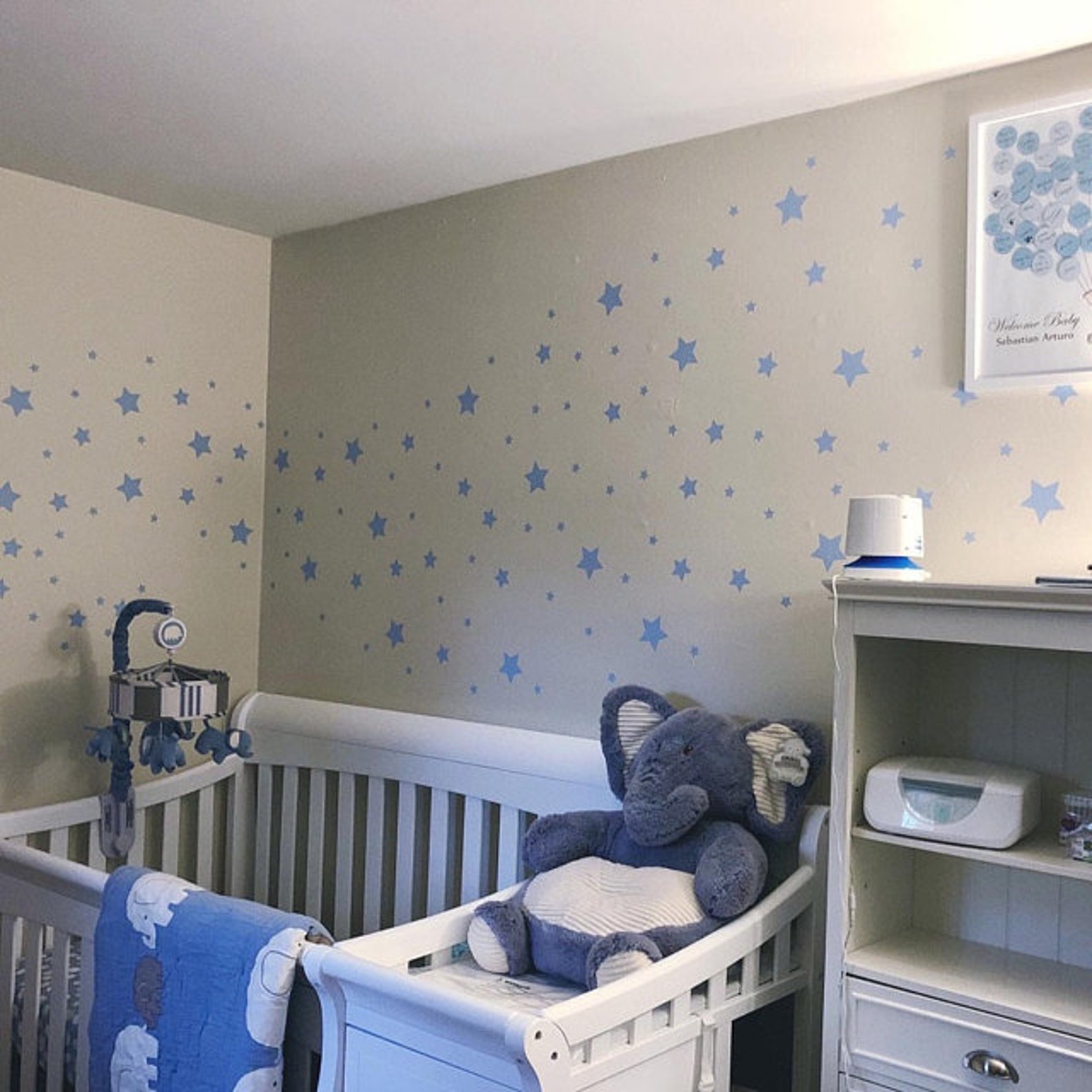 Star Wall Decals Nursery Wall Decals Confetti Star Decals Etsy