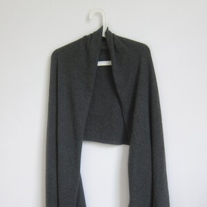 Ready to ship / Dark gray cashmere long shawl / Cashmere wrap / Cashmere scarf / Shawl / Scarf / Wrap / Long / Dark gray