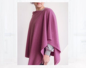 CLOSING DOWN. Custom made Cashmere poncho / Poncho / Cape / Pure cashmere / Women
