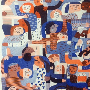 Group Hug Riso-Print