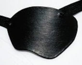 Black Leather Eyepatch Cren