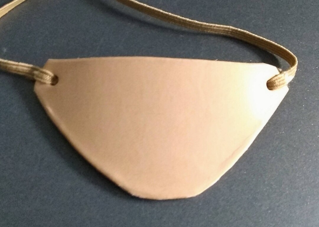 Nude Leather Eyepatch Galactica Style - Etsy