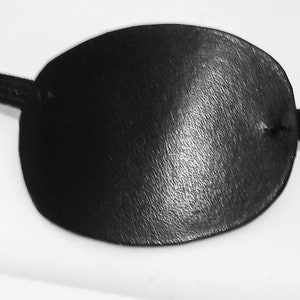 Valkyrie inspired flat Leather Eyepatch