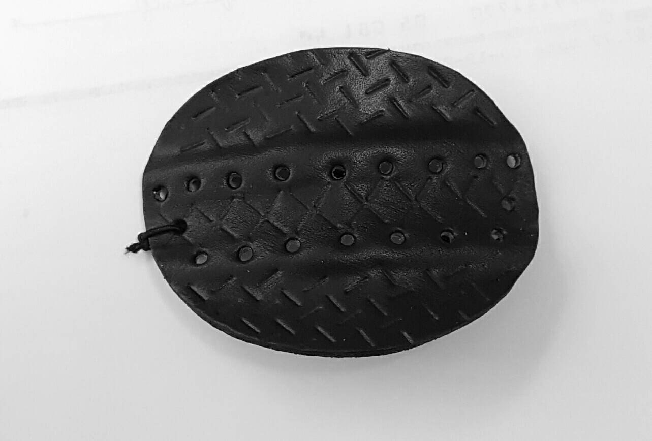 Governor Character Black Leather Eyepatch