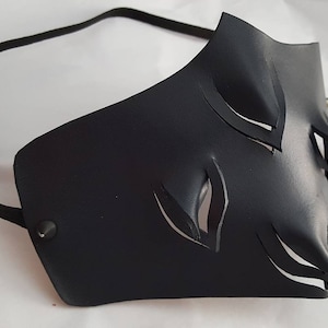 Genuine Leather Motorcycle Mask Unique Design