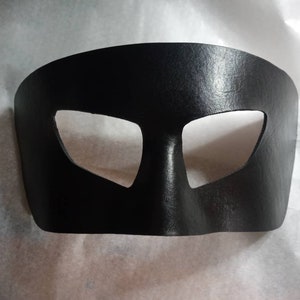 Black Leather Mask Inspired by Orville 2 styles