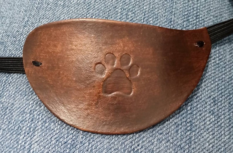 Leather Eyepatch for Dogs and Dog Lovers Etsy