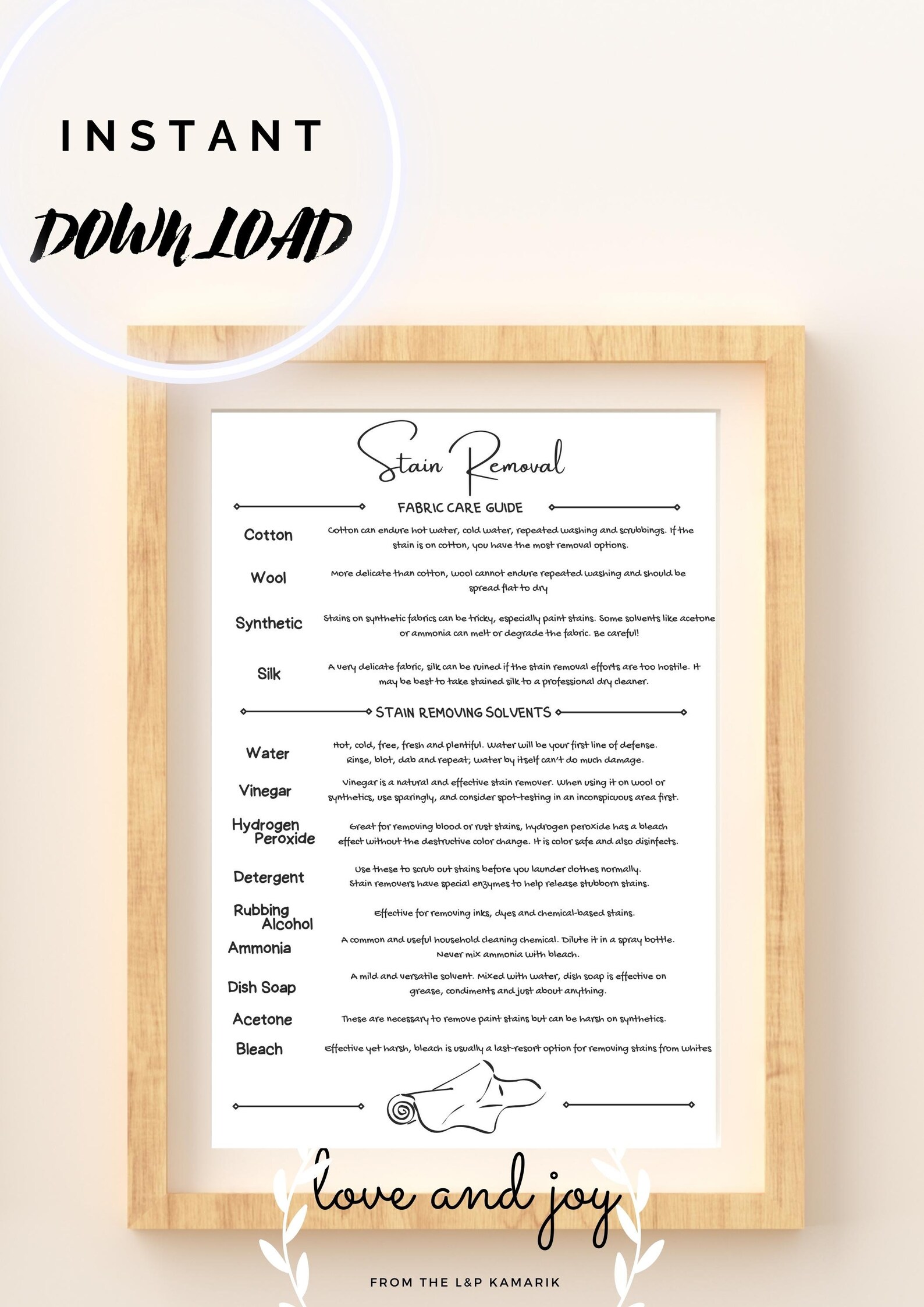 Laundry Sign, Laundry Printable Art, Laundry Print, Laundry Room Decor ...