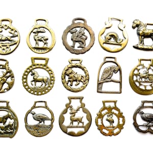 Vintage Horse Brass Medallion: Harness Pony Decoration