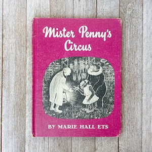 Mister Penny&#39;s Circus | by Marie Hall Ets | Vintage Children&#39;s Book | 1961 | Weekly Reader Book Club | Hardcover