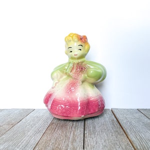 Vintage Ceramic Woman planter  | Vintage Ceramic Pot | mid century