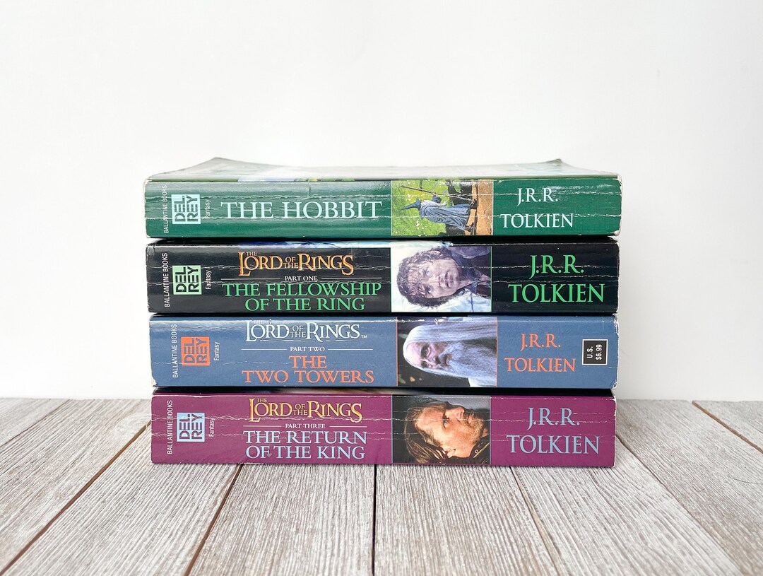 The Lord of the Rings Book Set of 4 | the Fellowship of the Ring | the