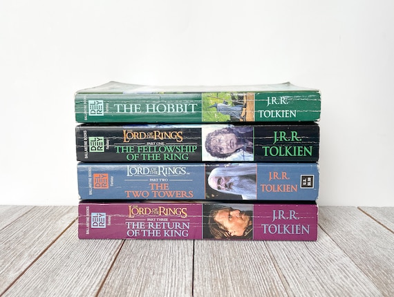 Buy The Lord of the Rings Book Set of 4 the Fellowship of the Ring the Two  Towers the Return of the King J.R.R. Tolkien Paperback Online in India -  Etsy