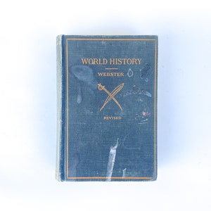 World History | Revised | Webster | 1925 | Hardcover