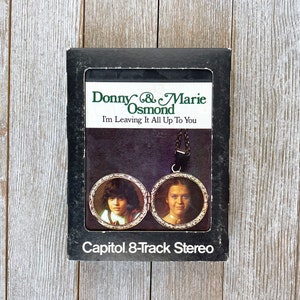 Donny & Marie I’m leaving it All Up to You 8 Track Tape | 1976
