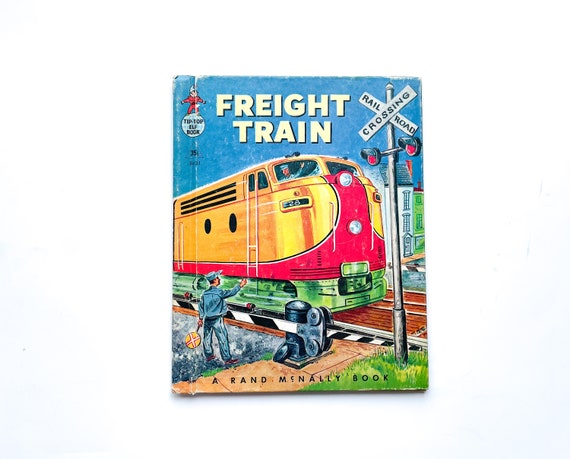 Freight Train Children's Book | Vintage Rand Mcnally Hardcover - Etsy