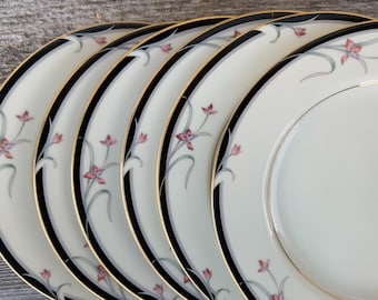 Mikasa Ivory China Salad Plates Set of 6 | Dessert Plate | Vintage | Wedding China | Bridal Luncheon | Gift | Tea party