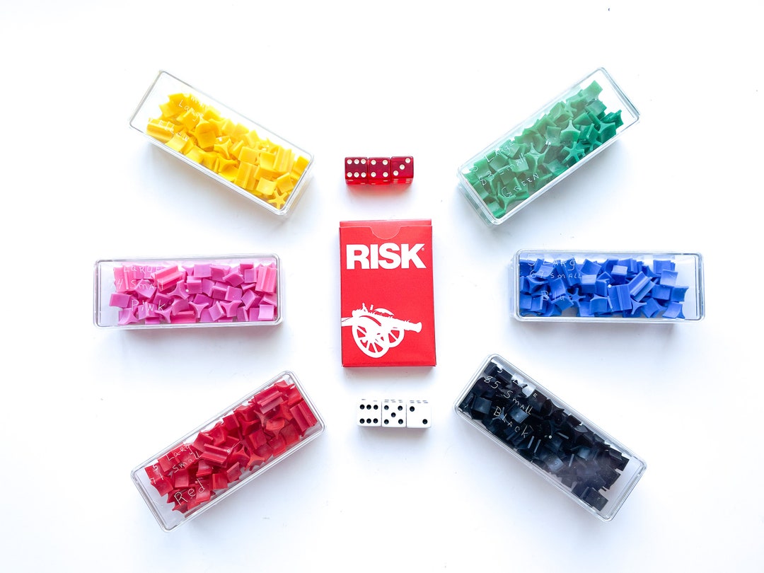 Vintage Risk Game Pieces 1975 Replacement Pieces Parker Game Etsy