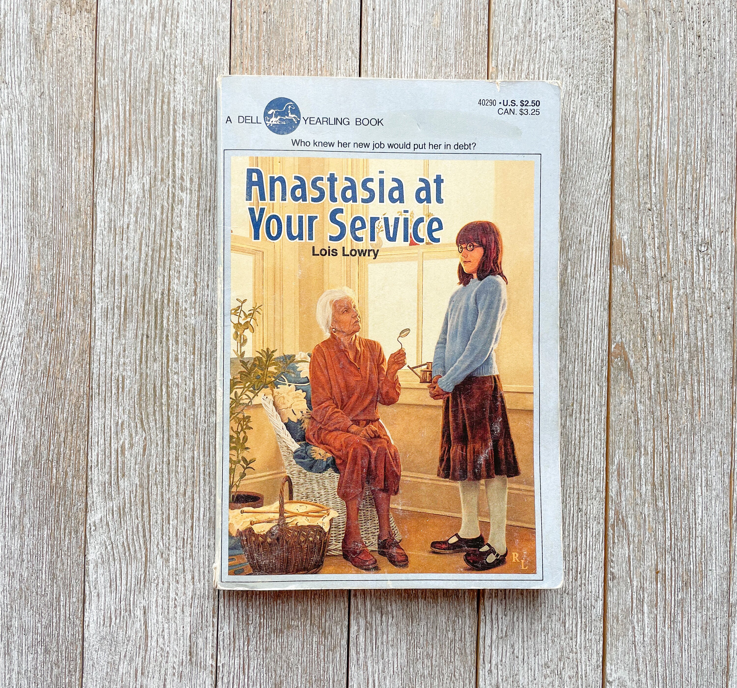 【中古】 Anastasia at Your Service/DELL CHILDRENS INTL/Lois Lowry Anastasia at Your Service | by Lois Lowry | 1984 | Paperback - Etsy