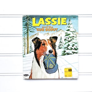 Lassie and the Cub Scout | by Florence Michelson | Whitman | 1966 |  Hardcover | Vintage Children&#39;s Book