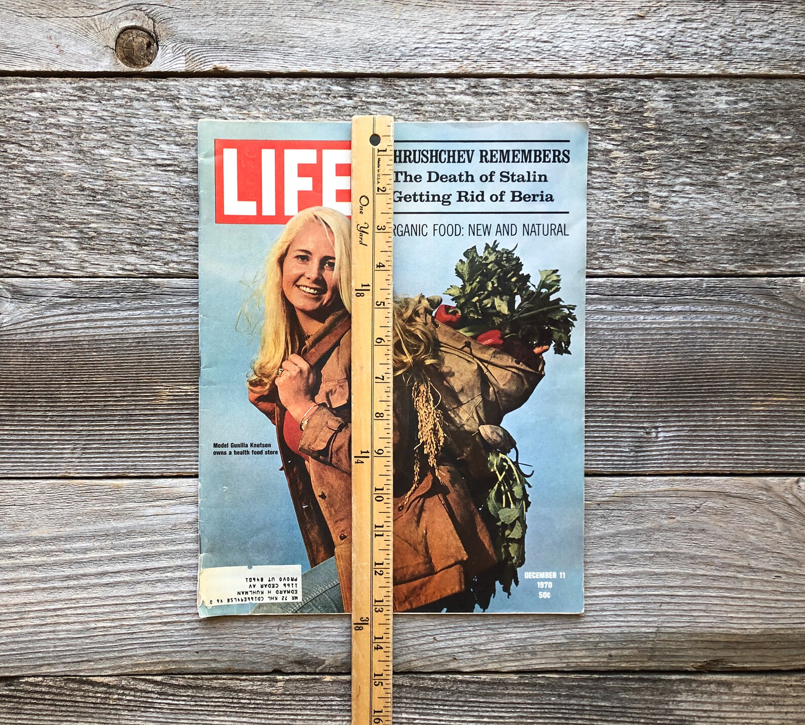 Life Magazine Organic Foods New and Natural December 1970 Etsy