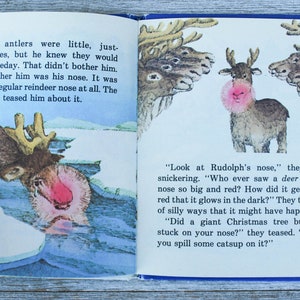 Rudolph the Red-nosed Reindeer Book | Hardcover | Whitman | Christmas ...