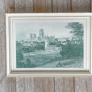 Durham Cathedral Print | Framed | England | Vintage Print