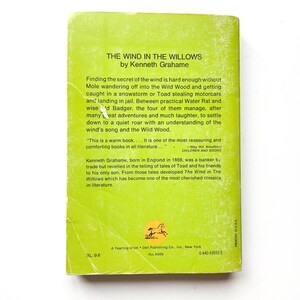 The Wind in the Willows | by Kenneth Grahame | 1980 | Paperback - Etsy
