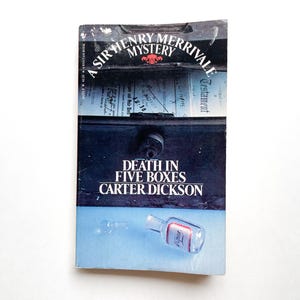 Death in Five Boxes | by Carter Dickson | A Sir Henry Merrivale Mystery | 1982 | Paperback