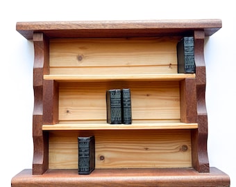 Miniature Bookshelf for Mini Books