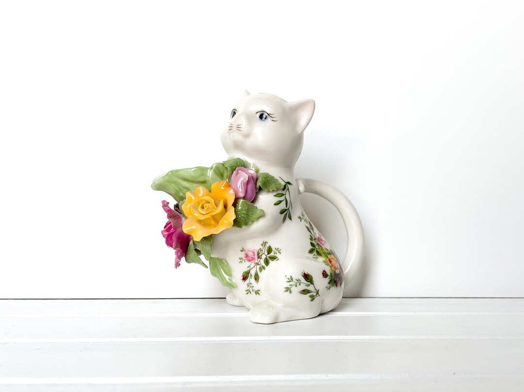 Royal Albert Old Country Roses Cat Creamer | Old Country Roses ...