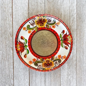 Mail Floral Decorated Metal Serving Tray | Vintage