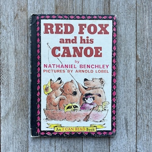 Red Fox and His Canoe by Nathaniel Benchley | 1964 Vintage Children's book, Arnold Lobel