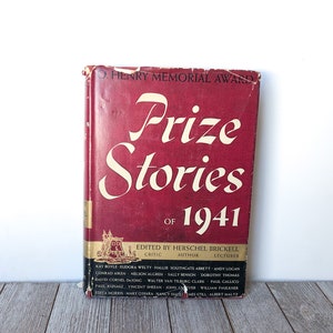Prize Stories of 1941 | Edited by Herschel Brickell | Hardcover | vintage book