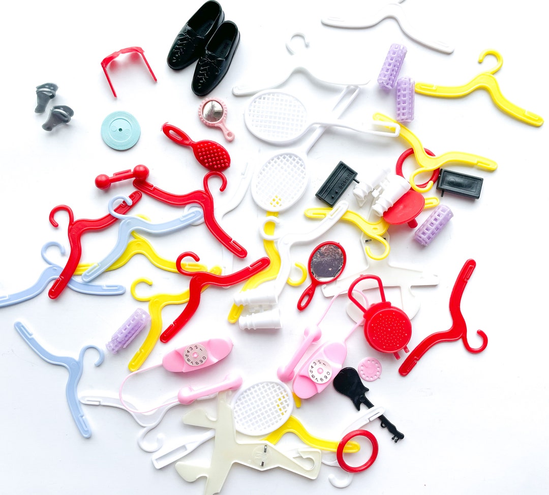 Vintage Barbie Hangers Curlers Accessories Vintage Barbie Etsy