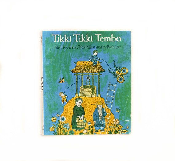 Tikki Tikki Tempo Retold By Arlene Mosel 1968 Vintage Etsy