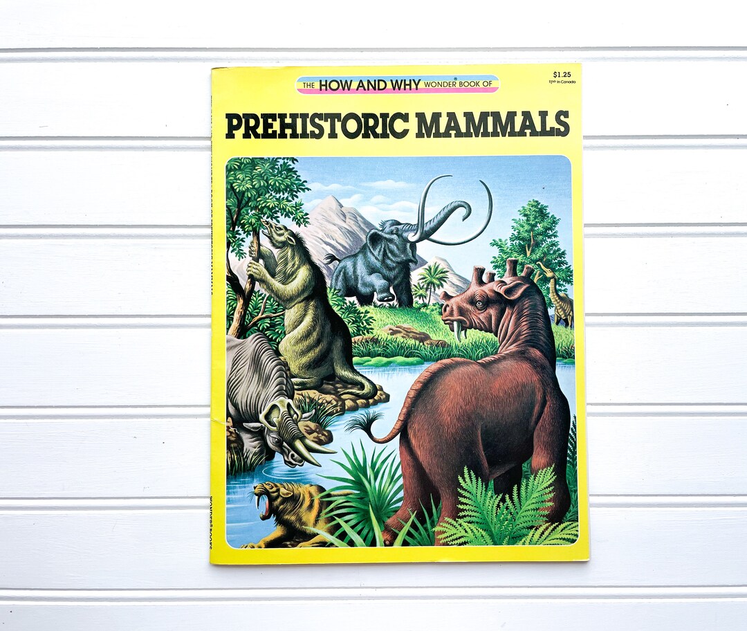 The How and Why Wonder Book of Prehistoric Animals 1981 Paperback - Etsy