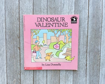 Dinosaur Valentine | by Liza Donnelly | 1994 | Valentine book | Vintage Children's Book | Vintage Dinosaur Book