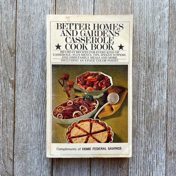 Better Homes and Gardens Casserole Cook Book | 1973 | Paperback
