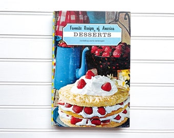 Favorite Recipes of America Desserts Cookbook | 1968 | Hardcover