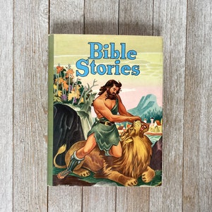 Bible Stories | Illustrated by Henry E Vallely | Hardcover | 1941 | Religious Children&#39;s Book