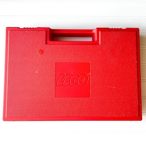 Vintage Red Lego Carrying Case | Vintage Lego