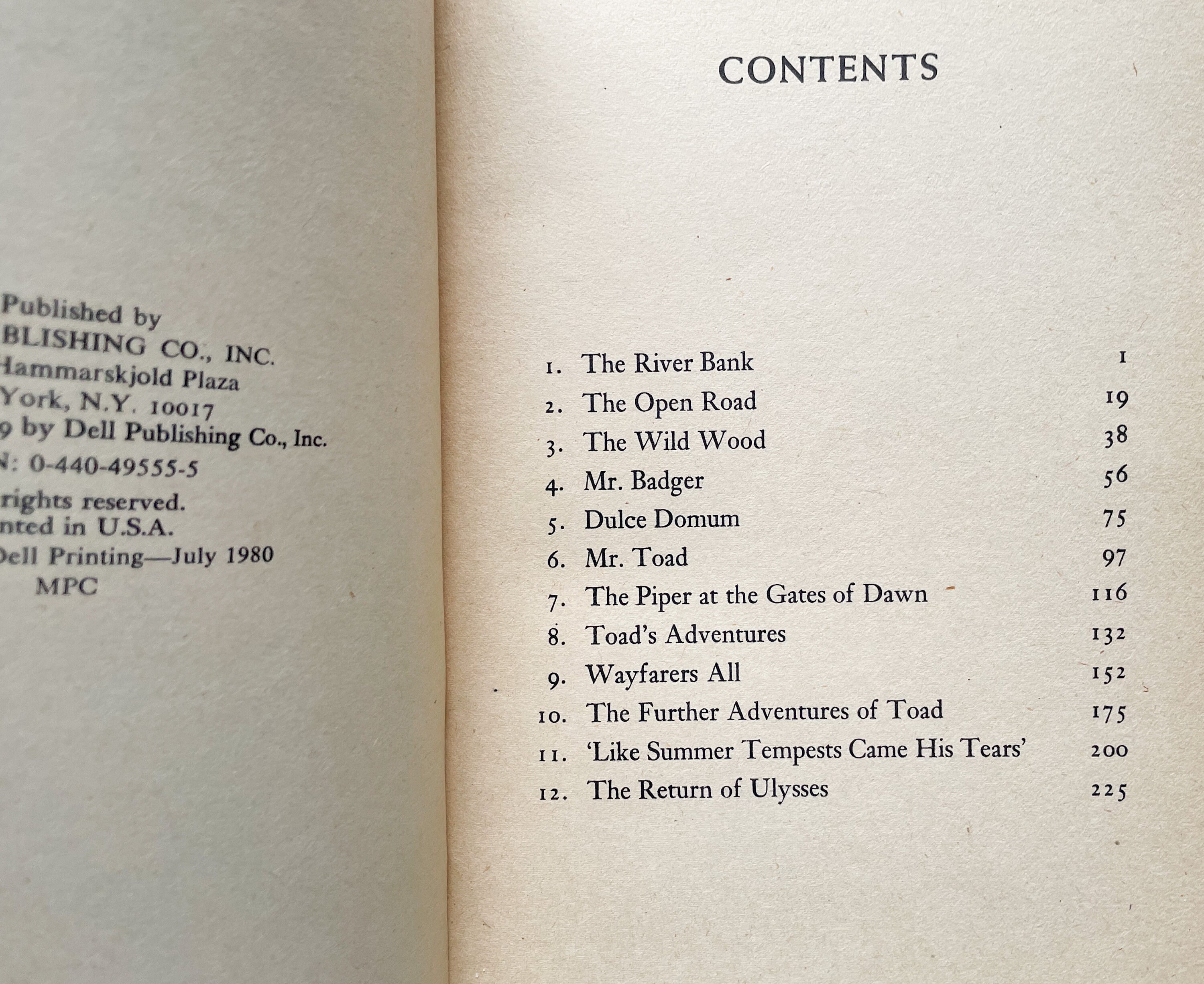 The Wind in the Willows | by Kenneth Grahame | 1980 | Paperback - Etsy