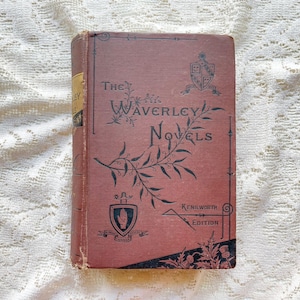 The Waverley Novels | Rob Roy | Old Mortality  | Sir Walter Scott | Victorian Book | Late 1800s | Hardcover